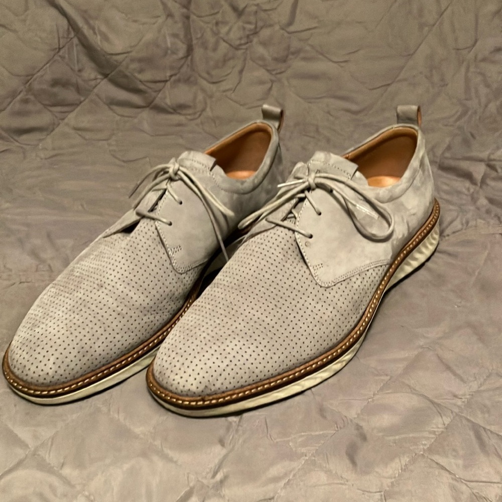 ECCO Men’s ST.1 Hybrid Shoe - Perforated Toe - Wild Dove